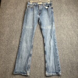 VTG‎ Old Navy Boot Cut Jeans Womens 8 Blue Denim Y2K Low Rise 90s Retro 2000s